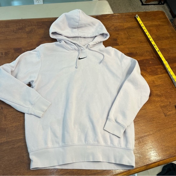Nike Center swoosh light lavender hoodie sweatshirt size XS - Picture 1 of 7